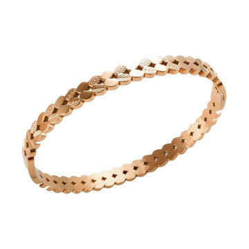 Elegant Leaf-Inspired Bangle Bracelet