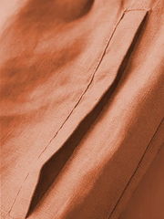 Women's - Summer High-Waisted Shorts - Elasticated Waist, Loose Fit - Comfortable & Stylish Summer Apparel