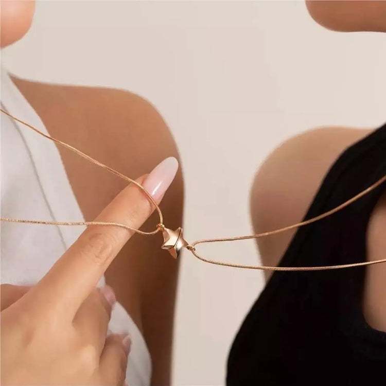 Magnetic Star Connection Necklace Duo
